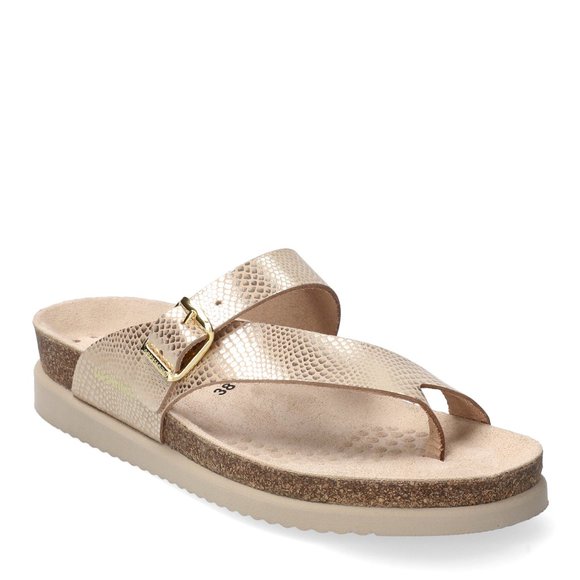 Mephisto Shoes Mephisto Womens Helen Cork Footbed Sandal Light Sand